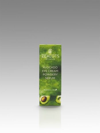 ZEALOTS - Avocado oogcrème Powdery Serum 30ml - vegan line